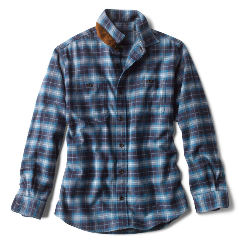 Blue Plaid Flannel Shirt