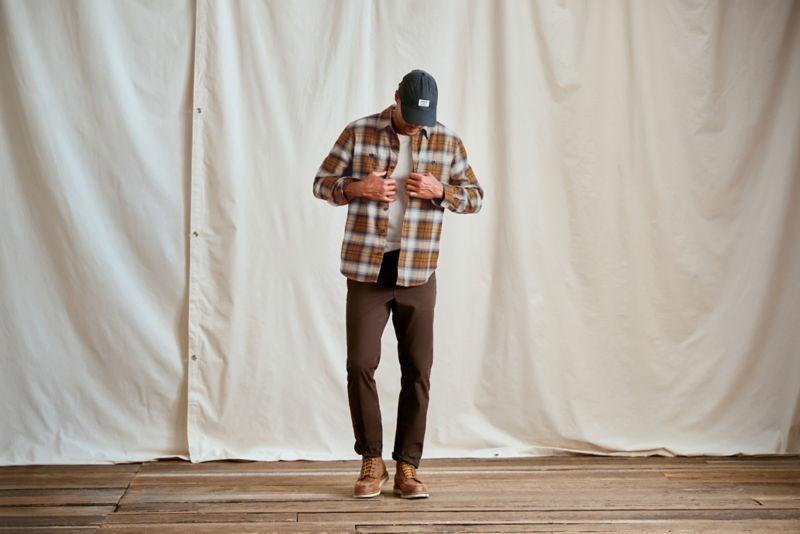 Perfect Flannel Shirt - SNOW/HAZELNUT image number 3