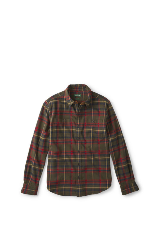 Perfect Flannel Shirt - HUNTER/NAVY image number 0