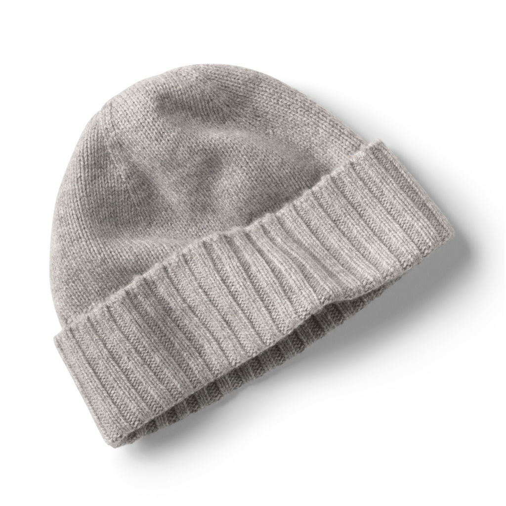 Cashmere Watch Cap - CHARCOAL image number 0