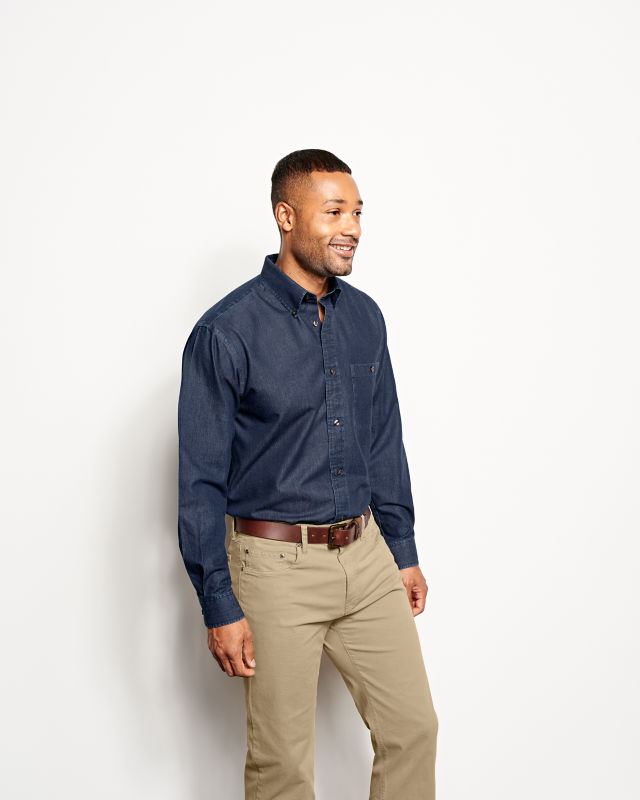 Wrinkle-Free Pure Cotton Denim Shirt | Orvis