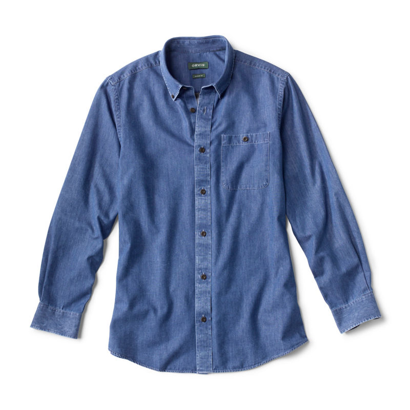 Wrinkle-Free Pure Cotton Denim Shirt | Orvis