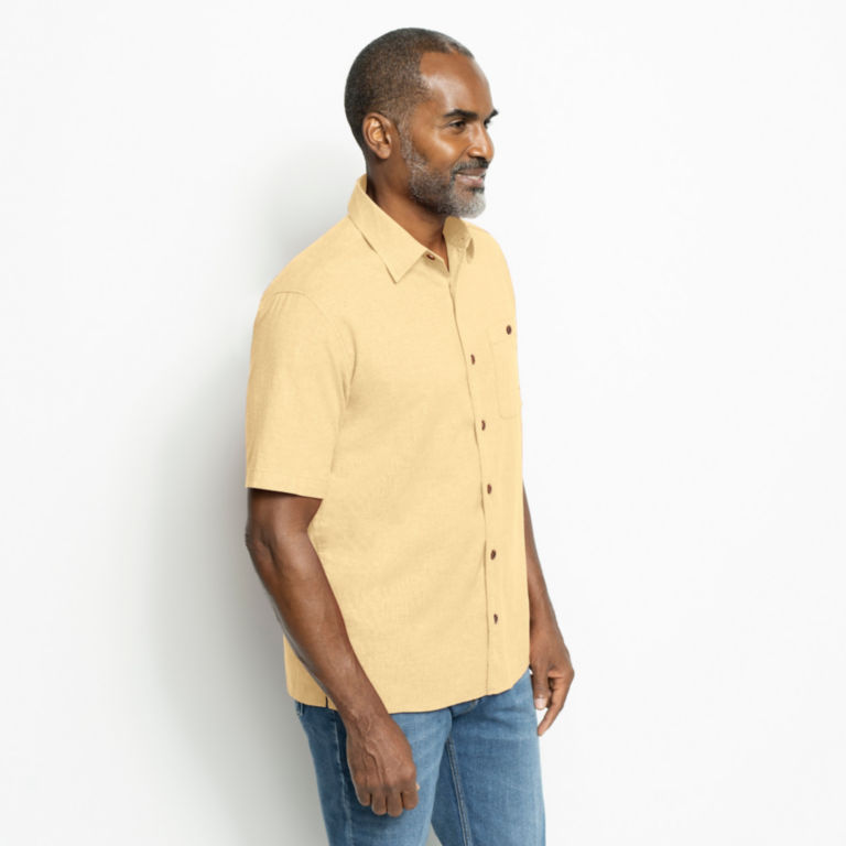 Hemp/Tencel® Stretch Short-Sleeved Shirt -  image number 2