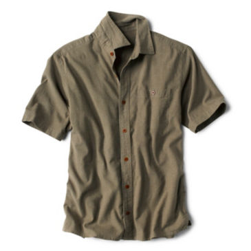 Hemp/TENCEL Stretch Short-Sleeved Shirt - 