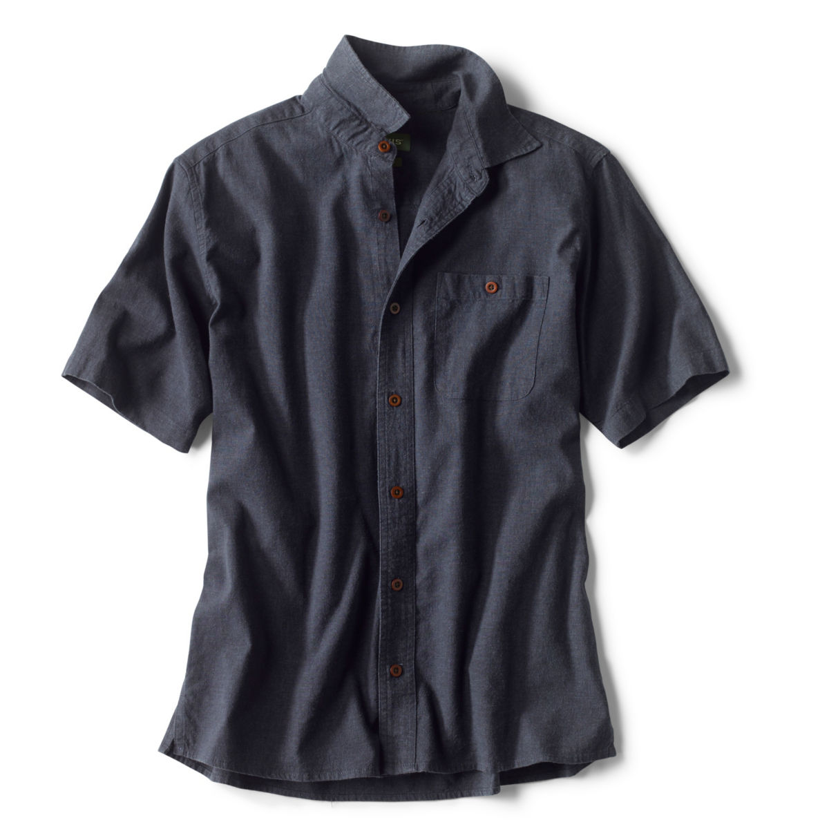 Hemp/TENCEL Stretch Short-Sleeved Shirt - image number 0