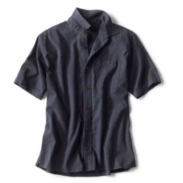 Hemp/TENCEL Stretch Short-Sleeved Shirt - 