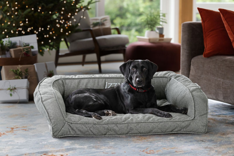 Orvis Memory Foam Couch Dog Bed - GREY TWEED image number 2