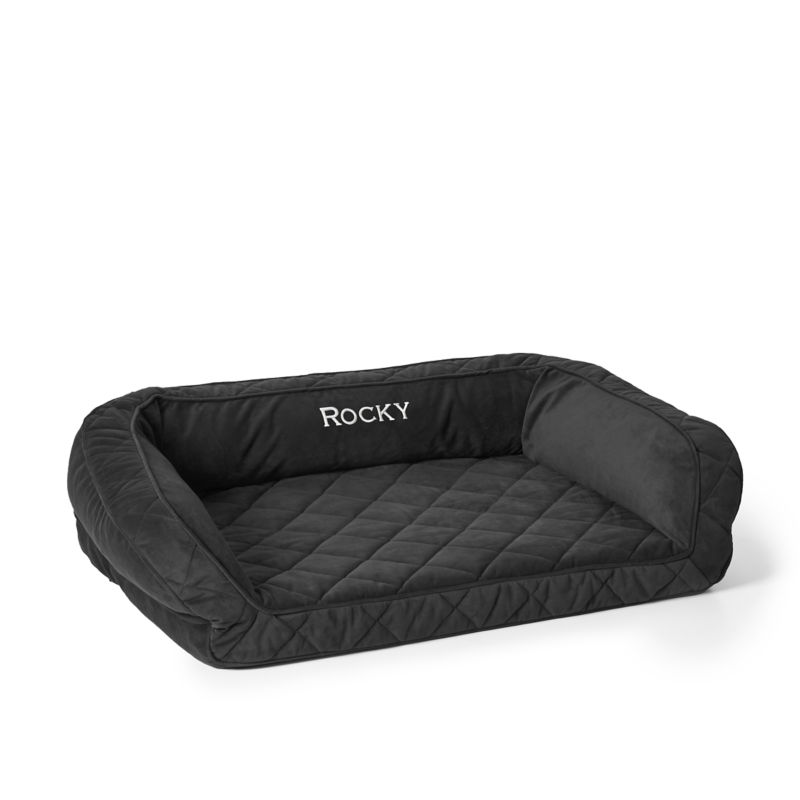 Orvis ComfortFill-Eco&trade; Couch Dog Bed - SLATE image number 1