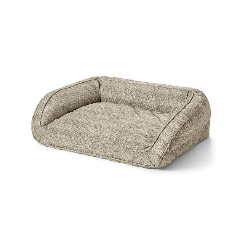 Orvis ComfortFill-Eco&trade; Couch Dog Bed - CHARCOAL CHEV image number 0