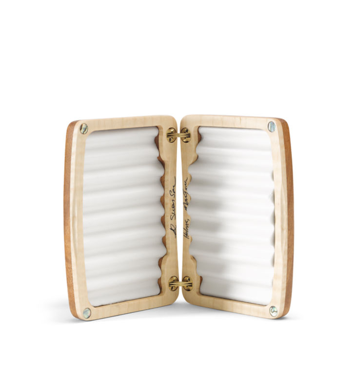 A.L. Swanson River Series Fly Boxes - Abalone Inlay - DAMSELYFLY AI image number 1