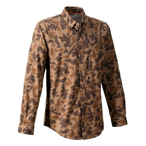 A '71 camo button-up hunting shirt 