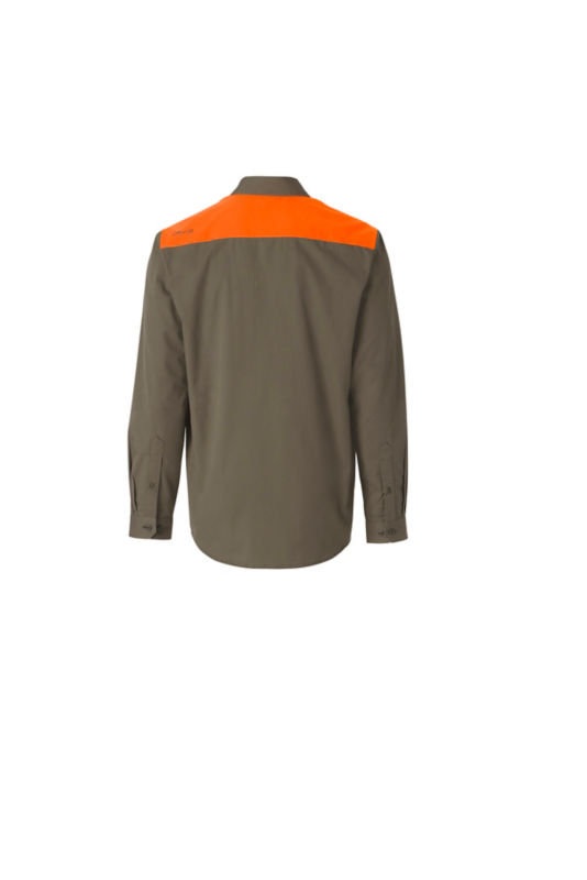 Men&rsquo;s Long-Sleeve Midweight Shooting Shirt - BLAZE/TARMAC image number 1