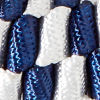 Braided Dog Toys - Ring - BLUE/WHITE