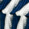 Braided Dog Toys - Bone - NAVY/WHITE