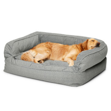 Orvis ComfortFill-Eco™ Couch Dog Bed - GREY TWEED