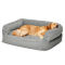 Orvis ComfortFill-Eco™ Couch Dog Bed - GREY TWEED image number 0
