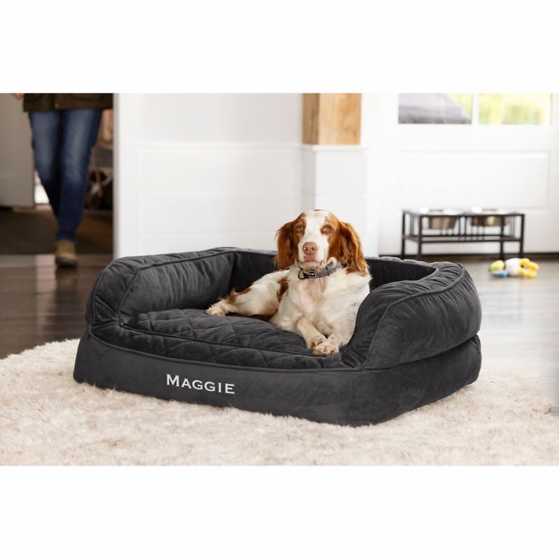 Orvis Memory Foam Deluxe Dog Bed - SLATE image number 6