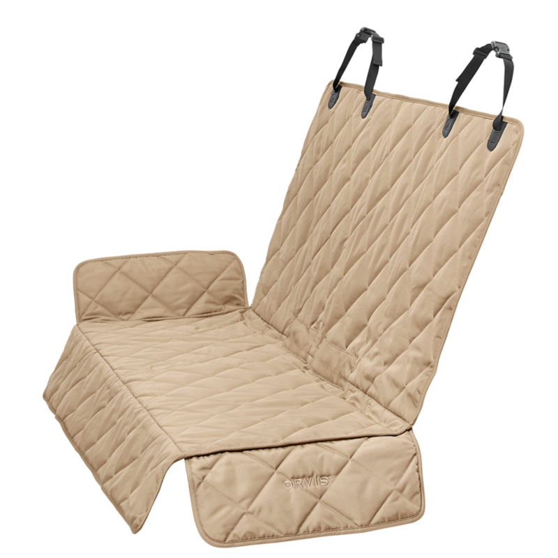 Grip-Tight&reg; Quilted Hose-Off Backseat Protector - KHAKI
