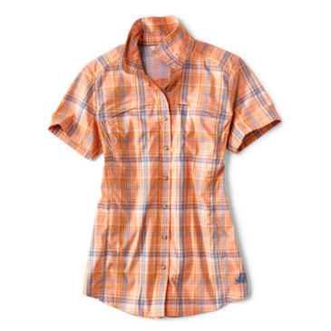 Women's River Guide Short-Sleeved  Shirt - SUNSET PLAID