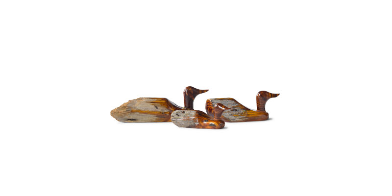 Handcarved Fence-Post Duck - 