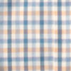 Wrinkle-Free Short-Sleeved Shirt - Regular - BLUE/ORANGE