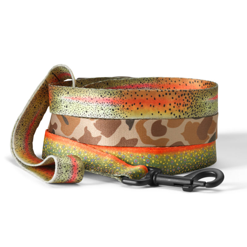 Trout & Camo Print Dog Leash - 