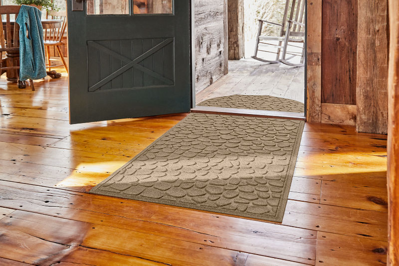 Recycled WaterHog&reg; Riverstones Mat - CAMEL