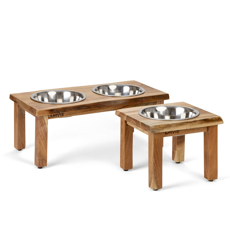 Natural Edge Dog Feeder - 