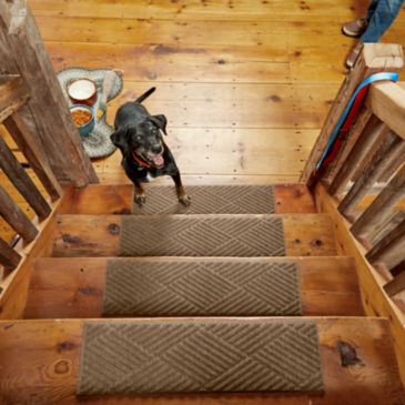 Recycled Water Trapper®  Diamond Stair Treads—Set of Four - CAMEL