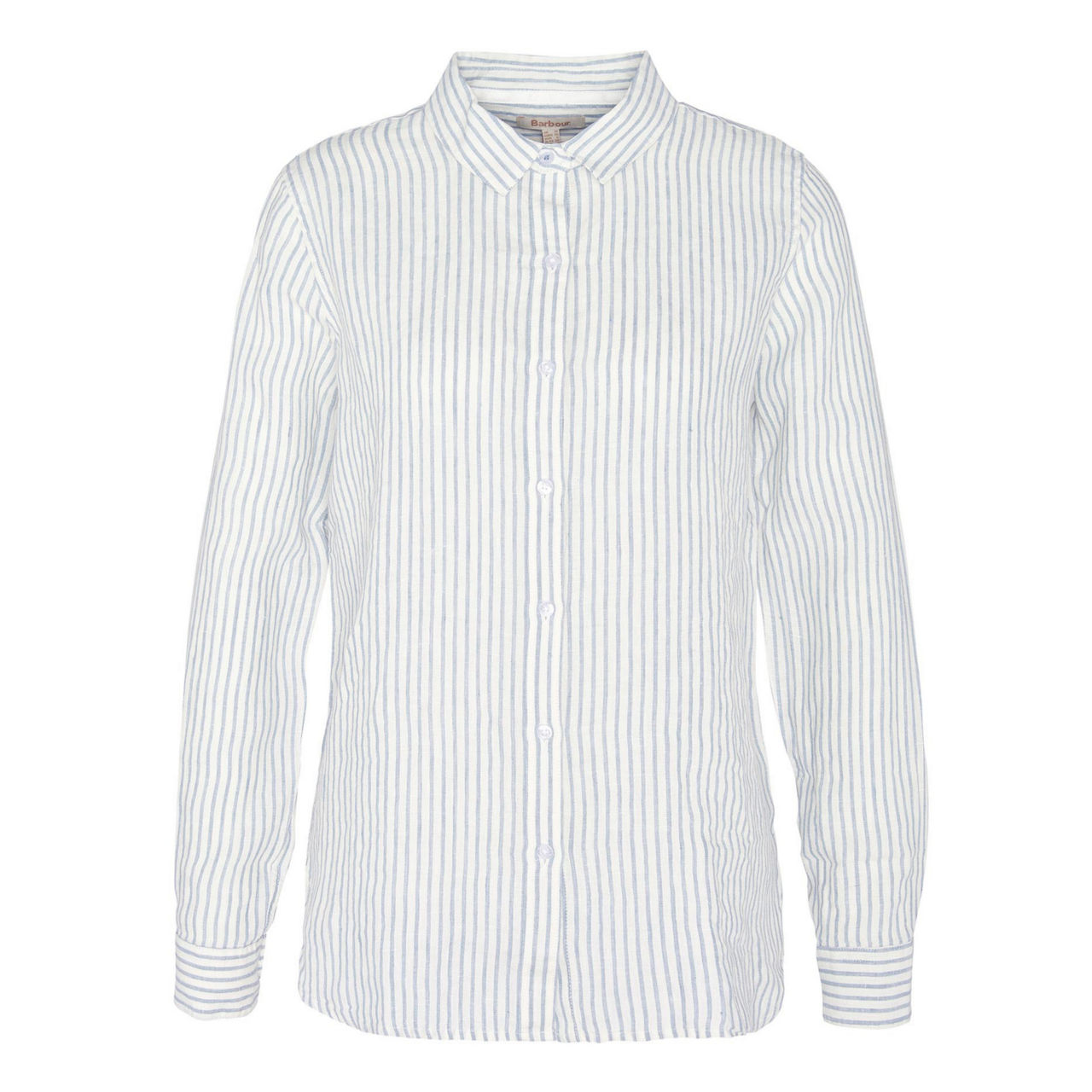Barbour® Marine Linen Shirt - CHAMBRAY STRIPE image number 4