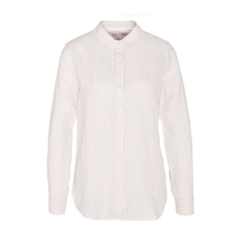 Barbour&reg; Marine Linen Shirt - SHELL PINK image number 4