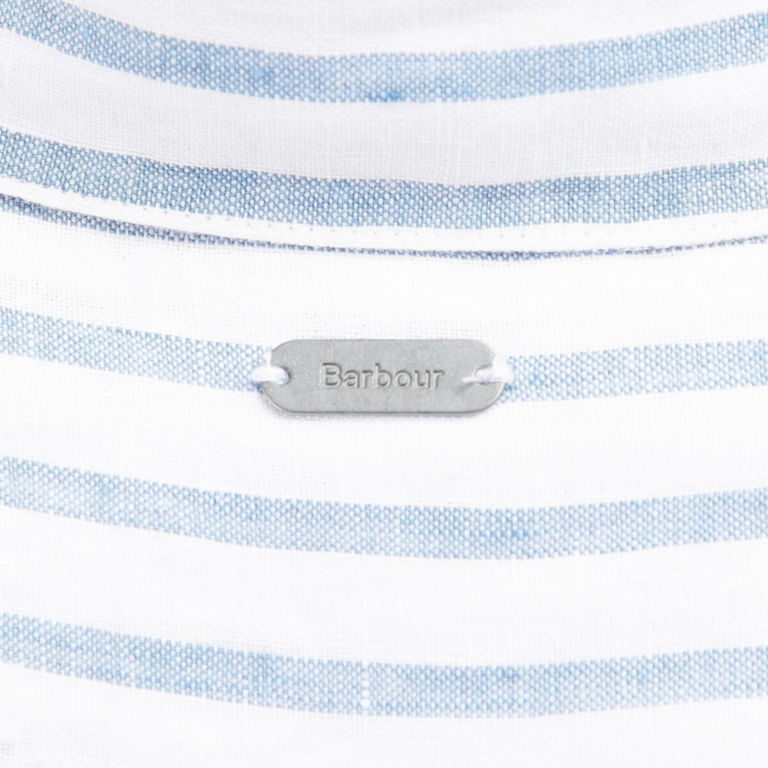 Barbour® Marine Linen Shirt - ALLURE BLUE image number 4