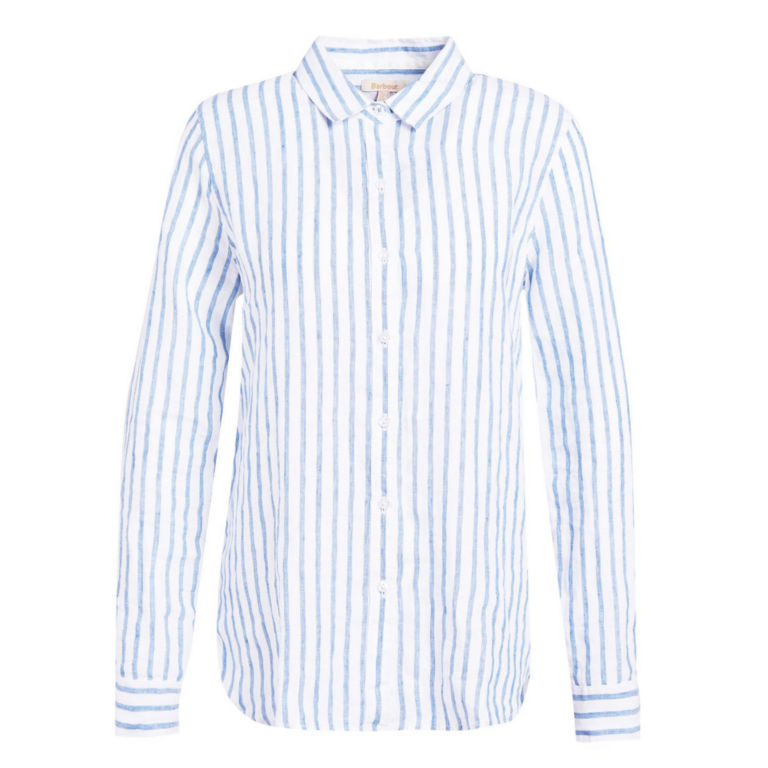 Barbour® Marine Linen Shirt - ALLURE BLUE image number 5