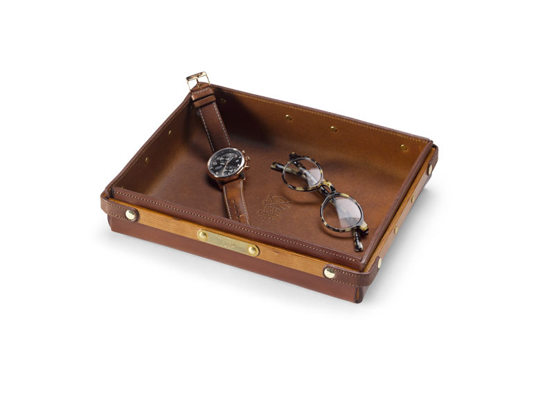 No. 120 Leather Valet Tray - 