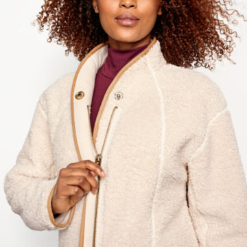 Sherpa Cozy Cocoon Coat - NATURALimage number 4
