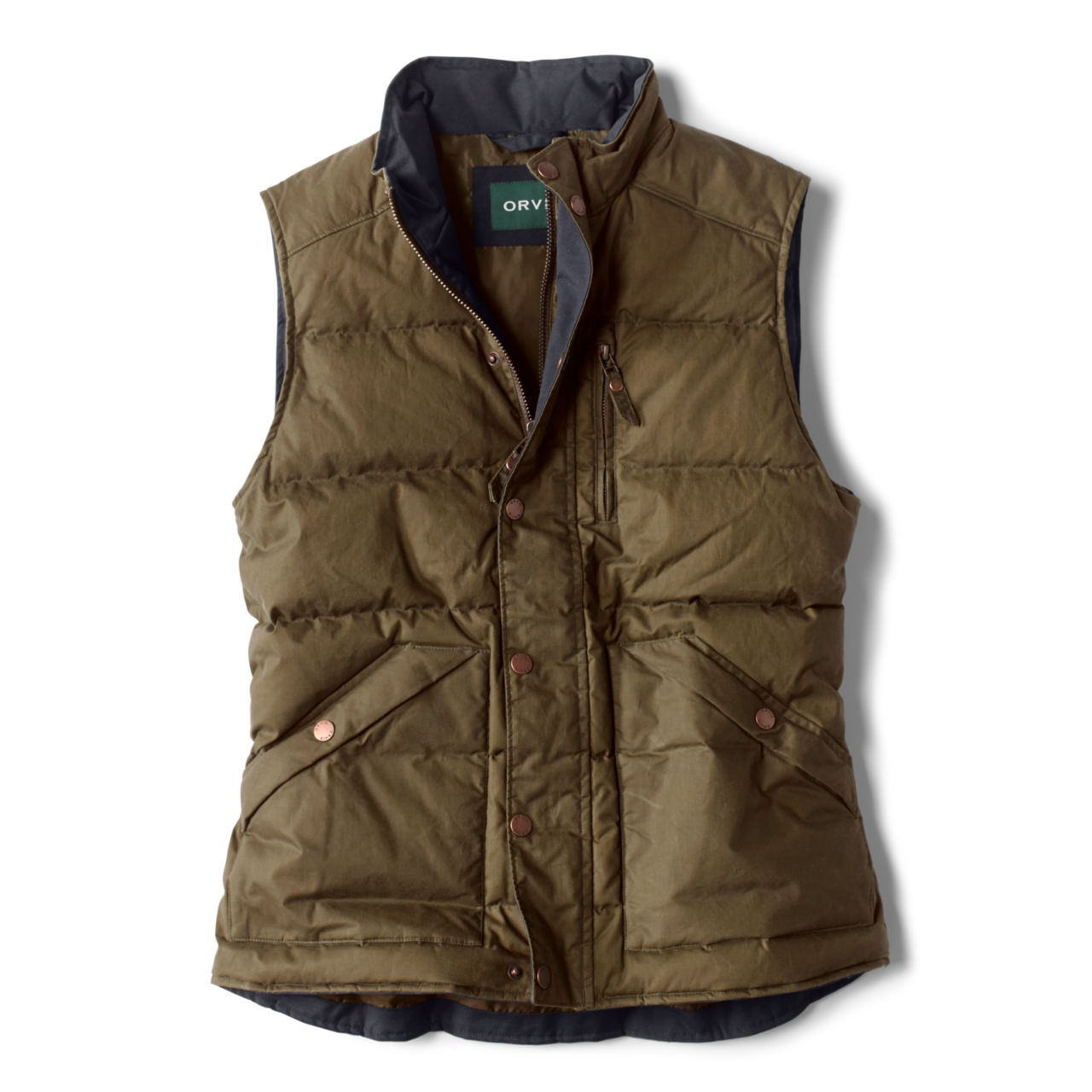 Waxed Down Puffer Vest -  image number 0