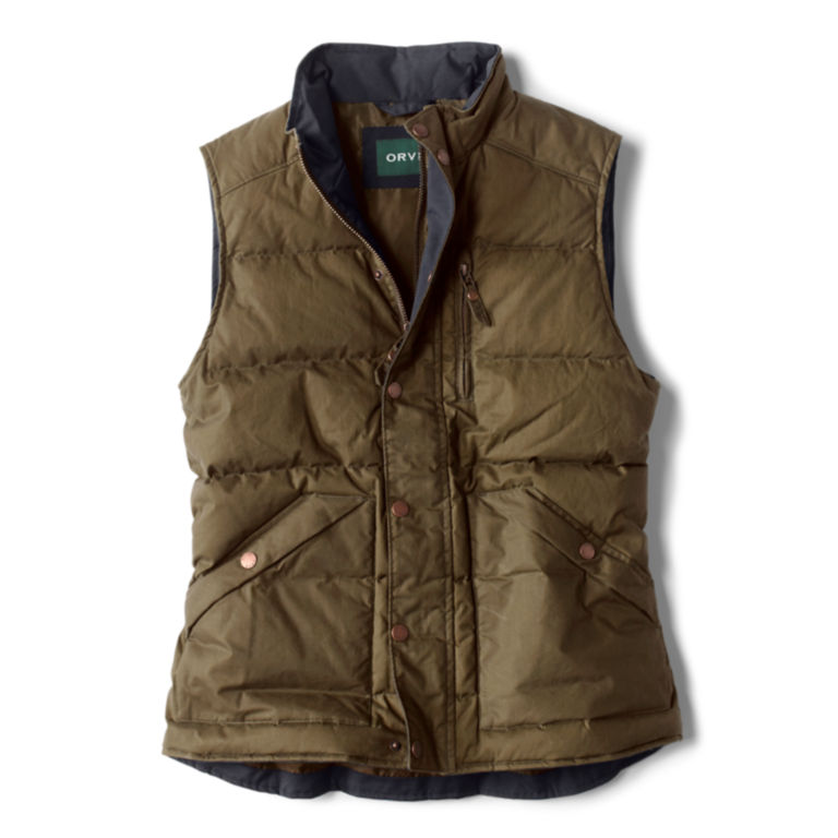 Waxed Down Puffer Vest -  image number 0