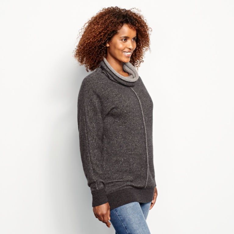 Cashmere Cowlneck Lounge Sweater -  image number 1
