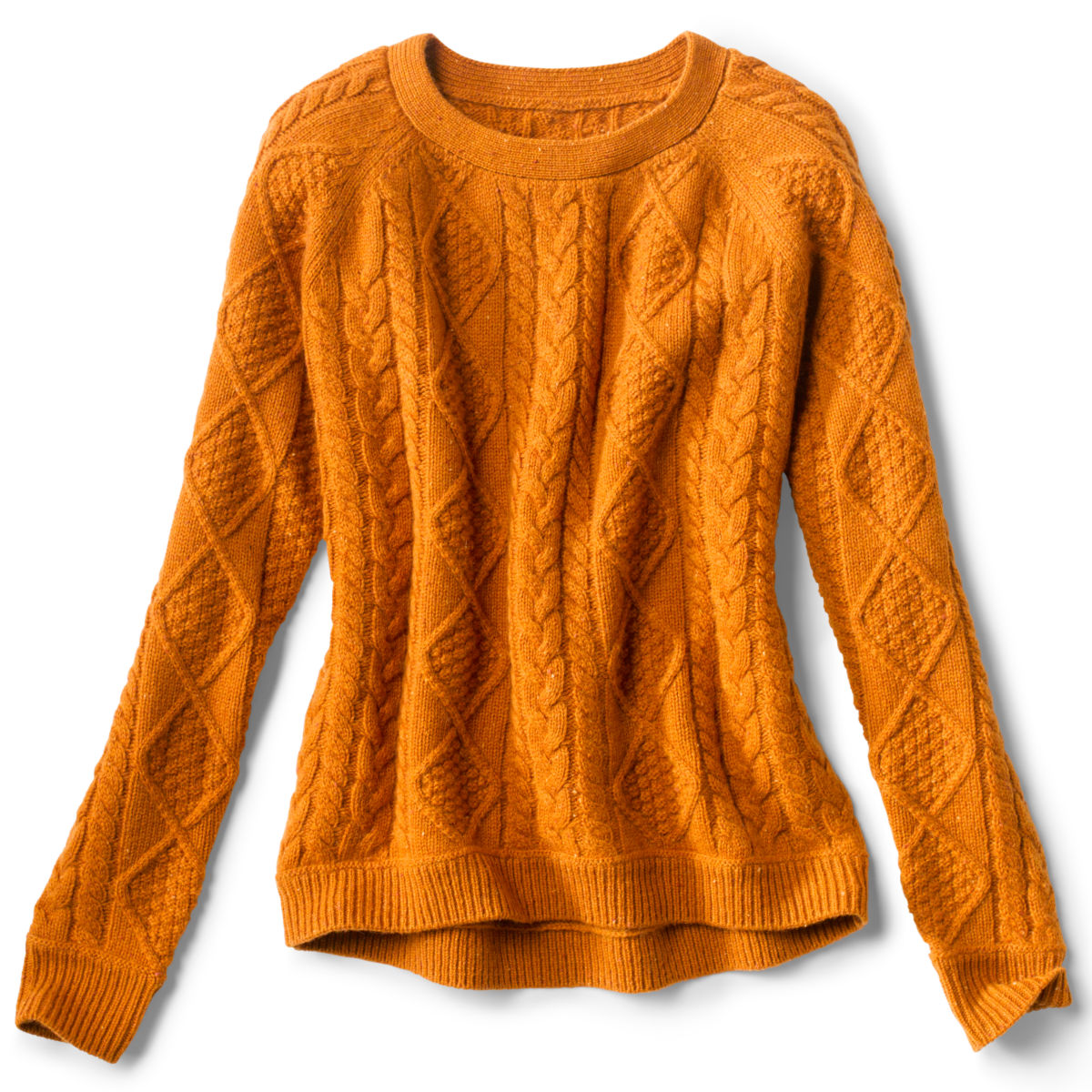 Donegal Cable Crew Sweater - GINGERimage number 0