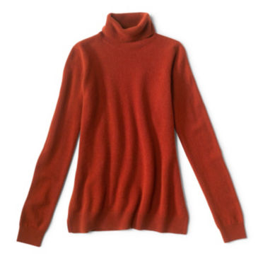 Classic Cashmere Turtleneck Sweater - PAPRIKA