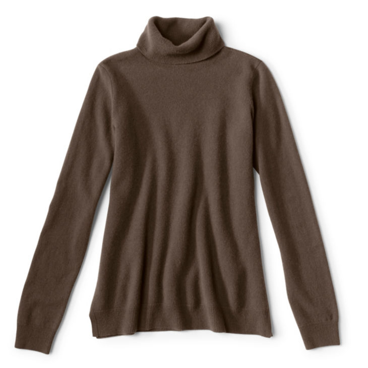 Classic Cashmere Turtleneck Sweater - MUSHROOM