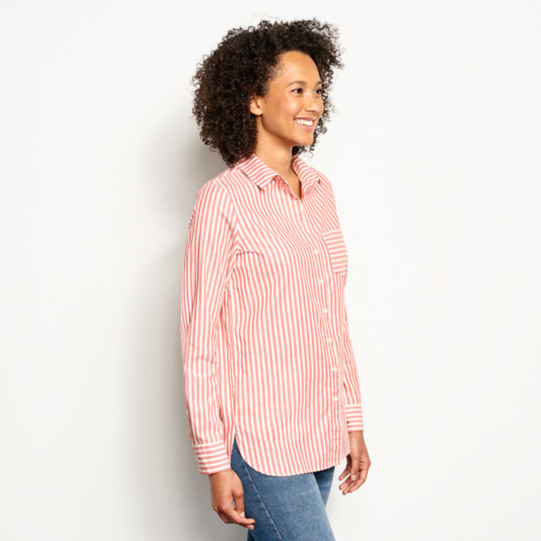 Lightweight Striped Oxford Tunic -  image number 1