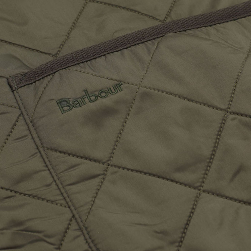 Barbour® Polarquilt Zip-In Liner - OLIVE image number 1