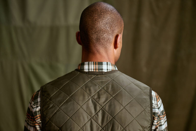 Barbour&reg; Polarquilt Zip-In Liner - OLIVE image number 3