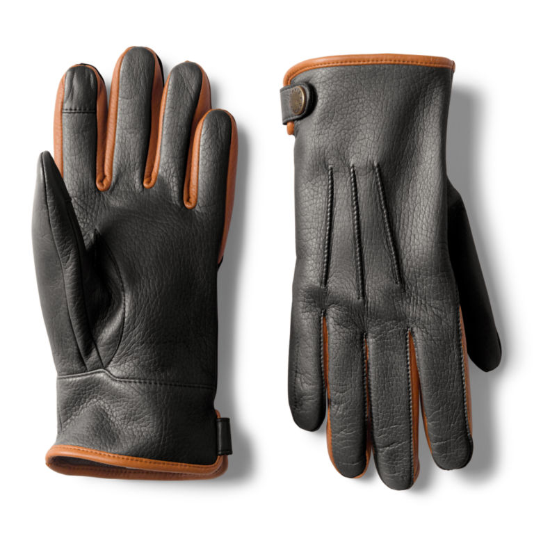 Women’s Dorset Cashmere-Lined Leather Driving Gloves - BLACK image number 0