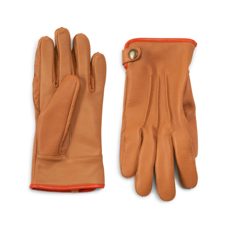 Women&rsquo;s Dorset Cashmere-Lined Leather Driving Gloves - SADDLE