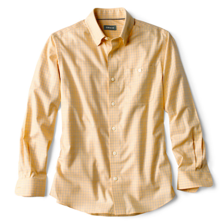 Hidden Button-Down Wrinkle-Free Comfort Stretch Shirt - Regular -  image number 0
