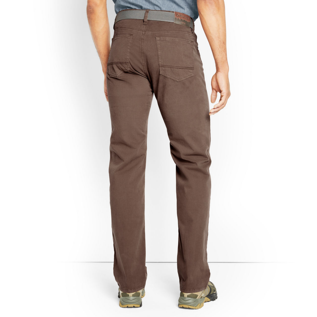 5-Pocket Stretch Twill Pants - CHOCOLATE image number 3