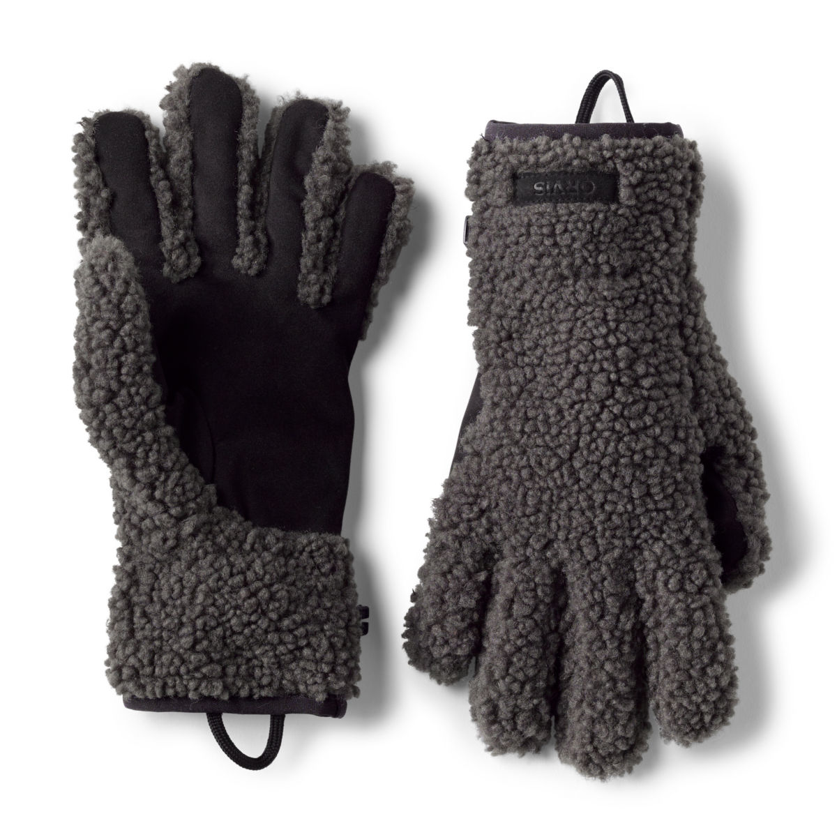 Women’s Sherpa Fleece Gloves - DARK GREYimage number 0