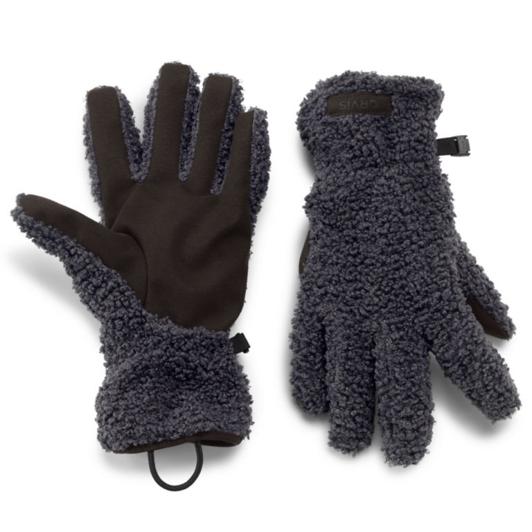 Sherpa Fleece Gloves - BLACK image number 0